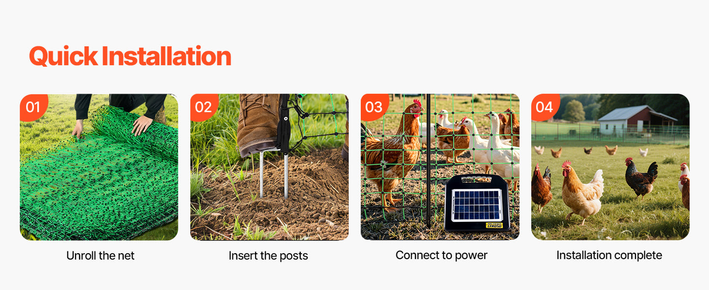 VEVOR Electric Fence Netting