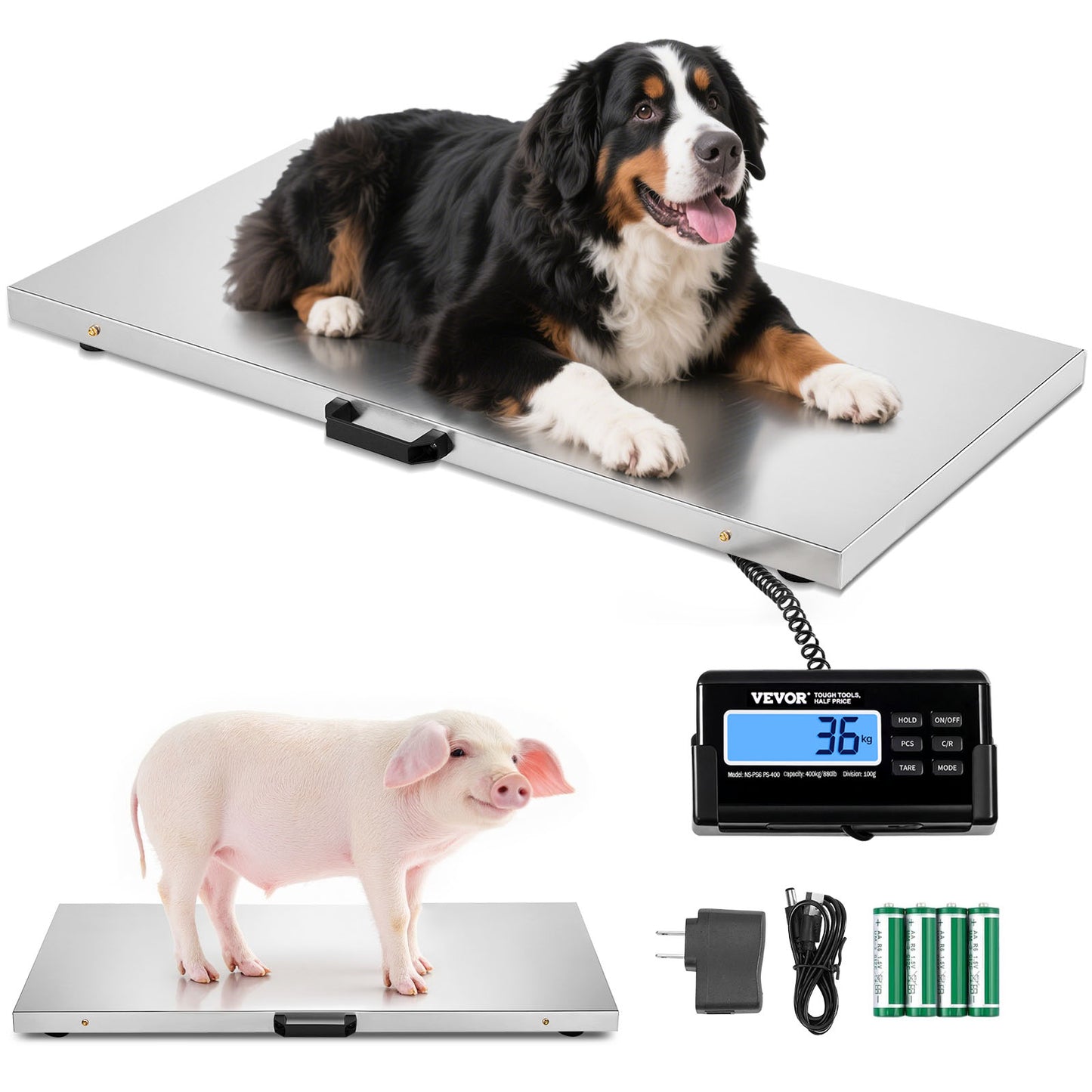 SucceBuy 440/880/1100Lbs Digital Livestock Scale