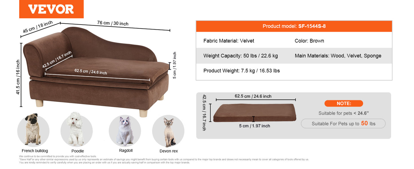 VEVOR Pet Sofa