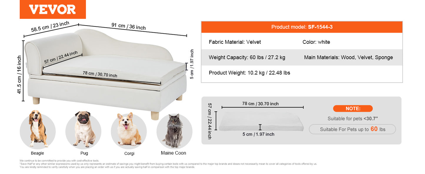 VEVOR Pet Sofa
