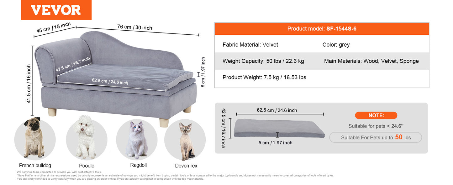 VEVOR Pet Sofa