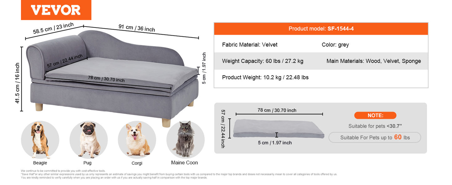 VEVOR Pet Sofa