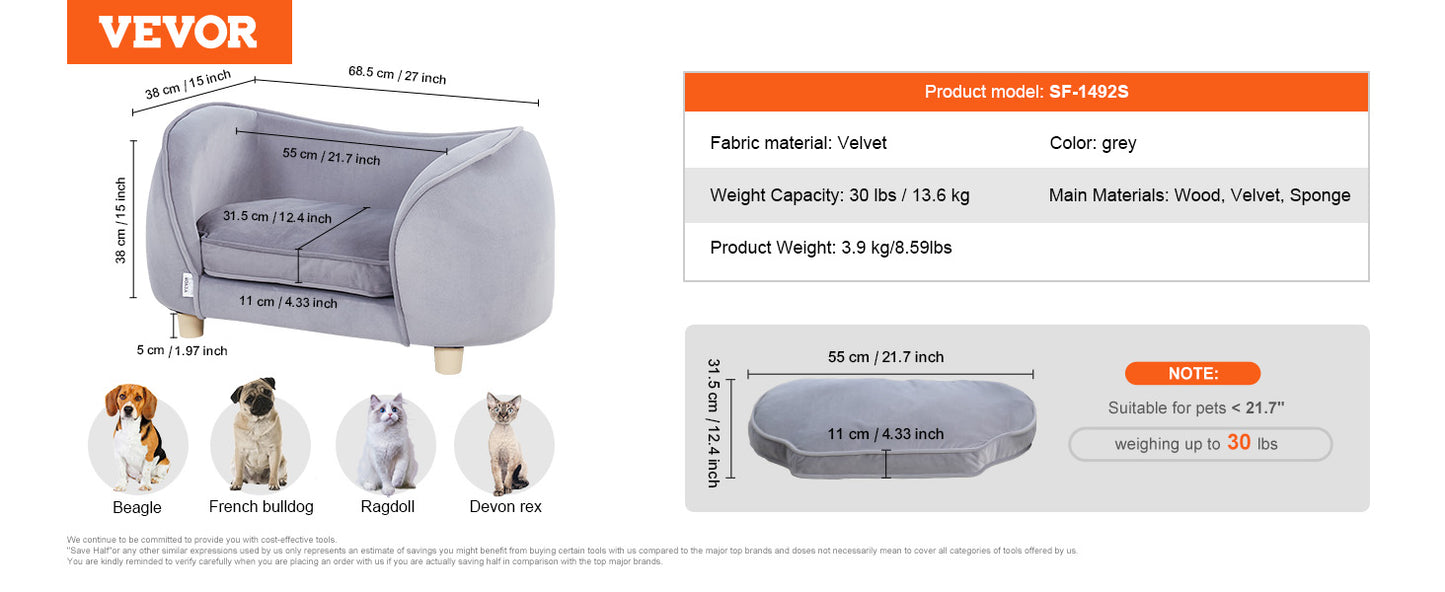VEVOR Pet Sofa